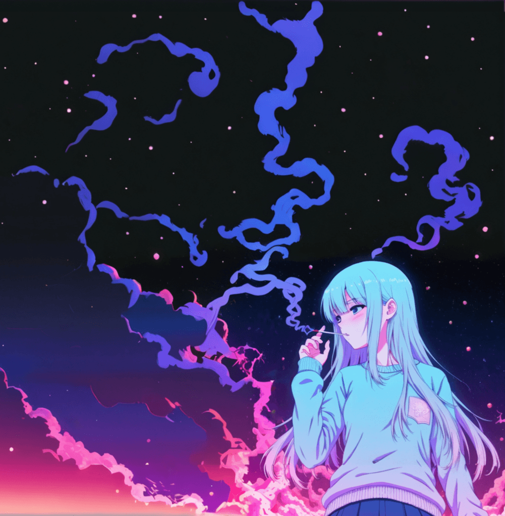 Cyberpunk background